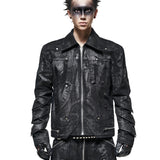 Knight denim waxed jacket