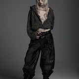 VINTAGE LEATHER WASHED PANTS