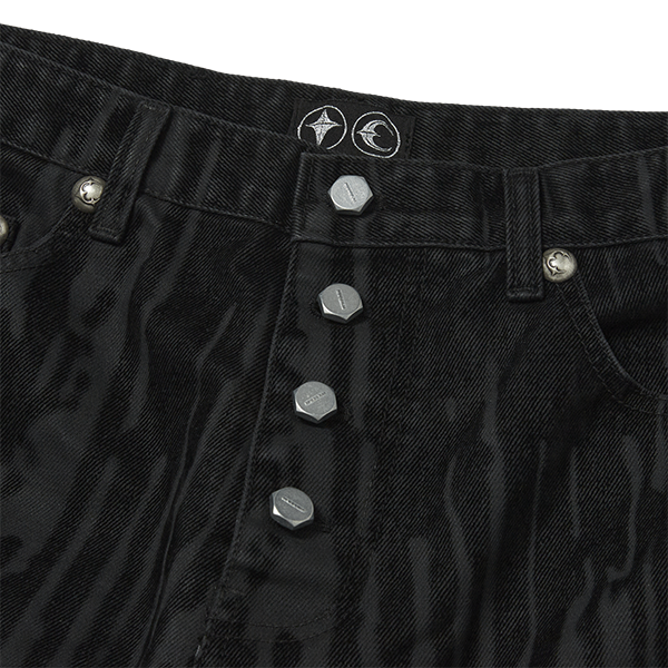 【THUG CLUB】Blood Lazered Denim Pants