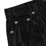【THUG CLUB】Blood Lazered Denim Pants