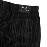 【THUG CLUB】Blood Lazered Denim Pants