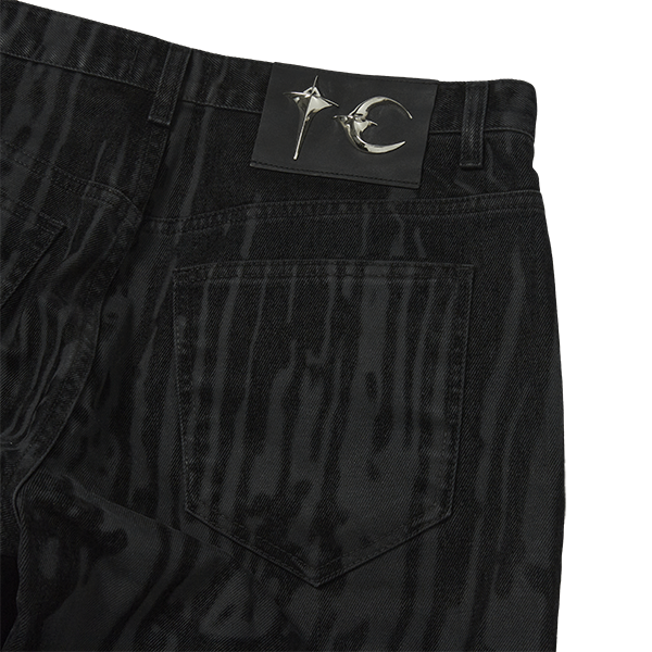 【THUG CLUB】Blood Lazered Denim Pants