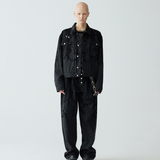 【THUG CLUB】Blood Lazered Denim Pants