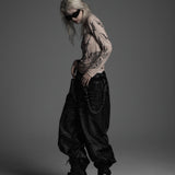 VINTAGE LEATHER WASHED PANTS