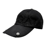 DISTRESSED COATED CAP (BLACK COATING)