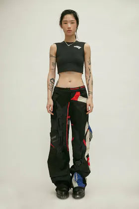 【JENN LEE】 Ruptured Tag Vest 