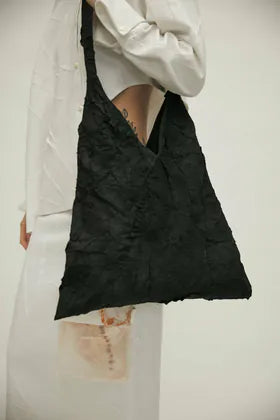 【JENN LEE】Paper Shoulder Bag (Black)