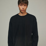 Destroyed Gradation Washed Long Sleeve