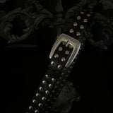 Threaded rivet belt
