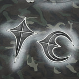【THUG CLUB】 Sprayed Camoflage Rock Hoodie