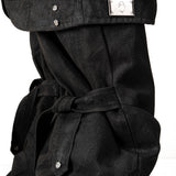 【HARDBOILED】"Charcoal" Waxed Denim Flare⁡