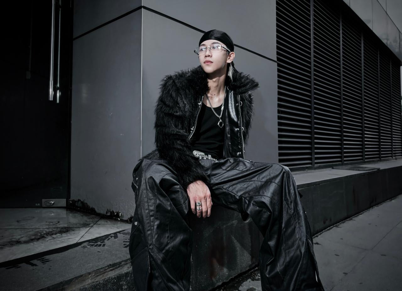【RICH】Blvck Fur Crop Jacket