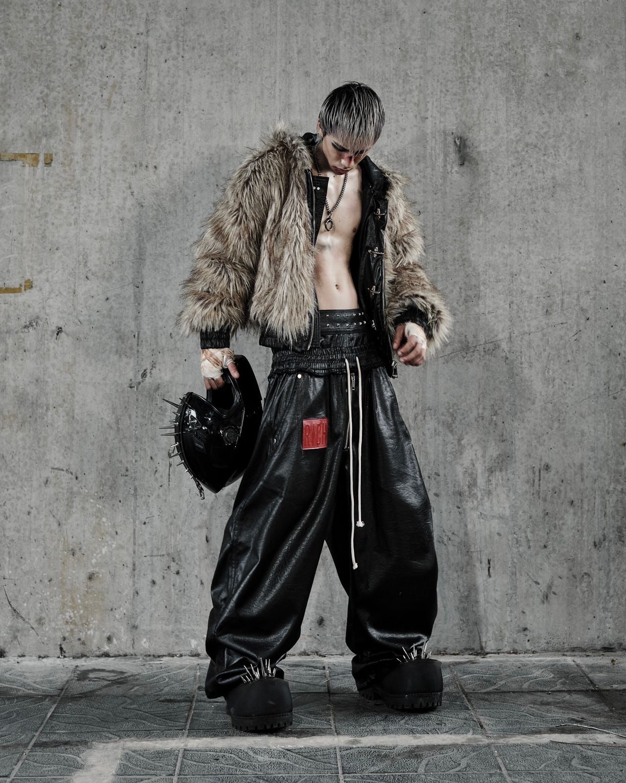 【RICH】Wide Leg Boxing Pant