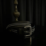 MOLEBO LEATHER ZIPPER BELT