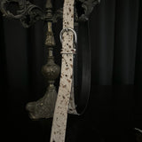 Grunge Pattern Metal Buckle Belt