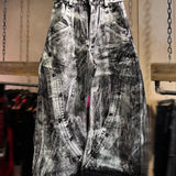 Smoke Waxed S-Wide Pants