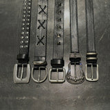 Threaded rivet belt