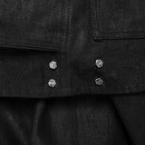 【HARDBOILED】"Charcoal" Waxed Denim Flare⁡