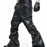 Dark Knight Flare Waxed Pants