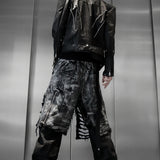 Smoke Denim Layered Jeans