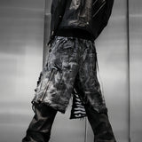 Smoke Denim Layered Jeans