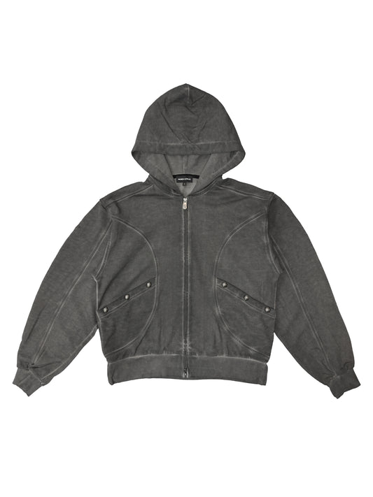 【ROSEN KREUZ】CYCLEYOKE ZIP UP HOODIE (BLACK)