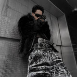 Smoke Waxed S-Wide Pants