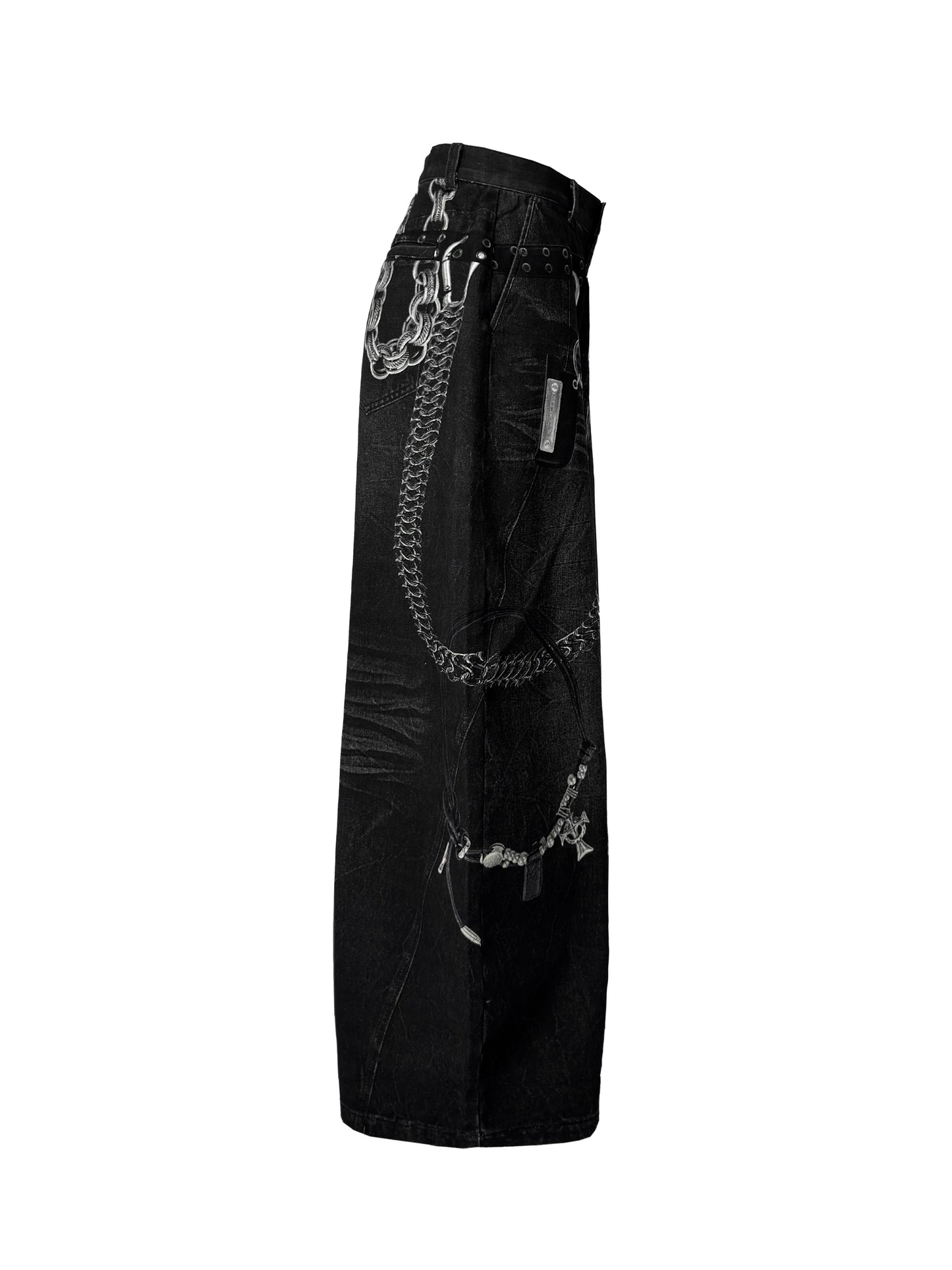 【ROSEN KREUZ】3D RELIC ARCHIVE TROUSERS (BLACK)