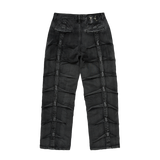 【THUG CLUB】Line GOB Denim Pants (black)