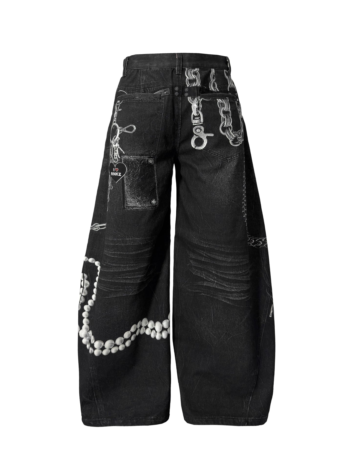 【ROSEN KREUZ】3D RELIC ARCHIVE TROUSERS (BLACK)