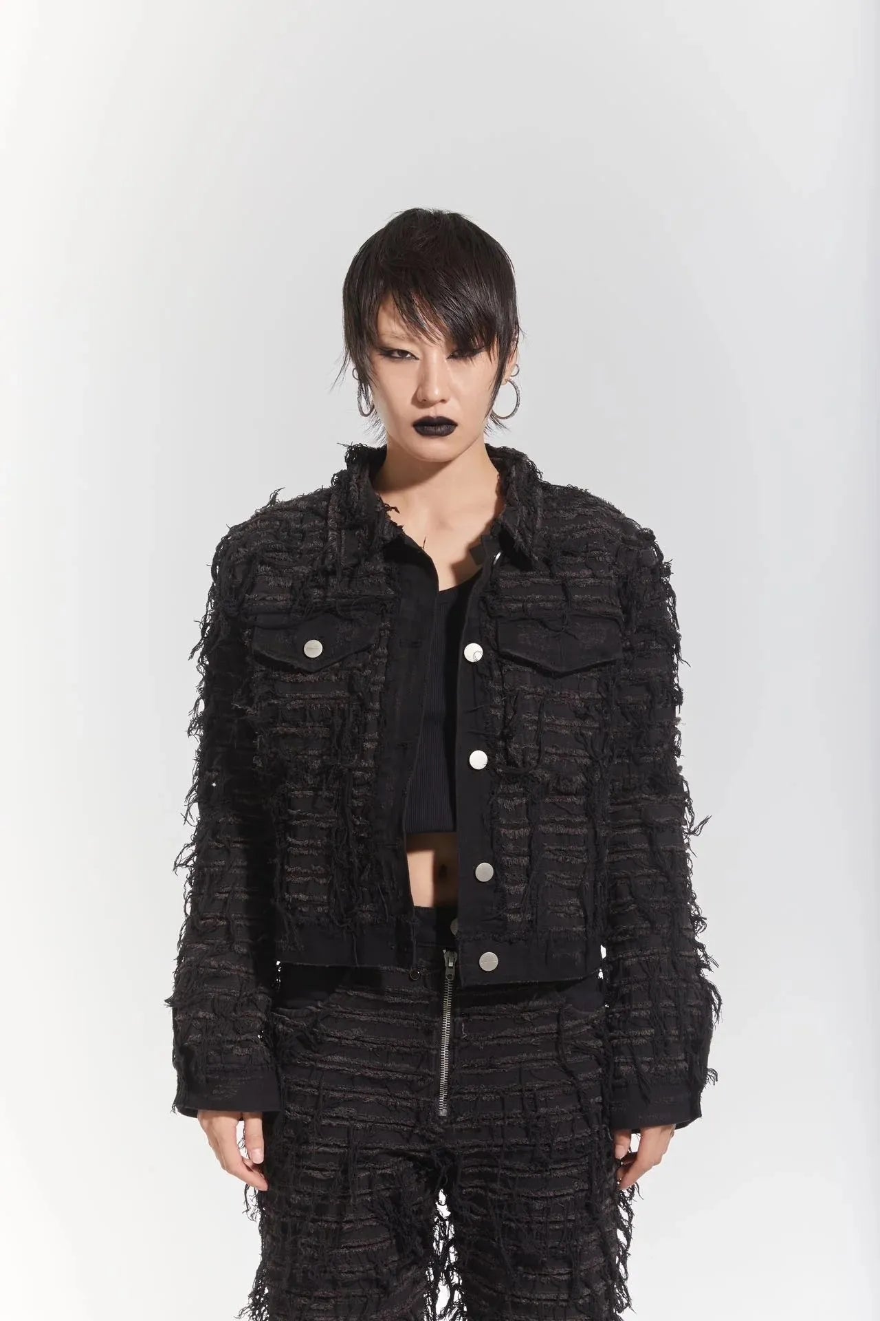 【ERIC CRÉER】”CHP-1 003” CROPPED DENIM JACKET