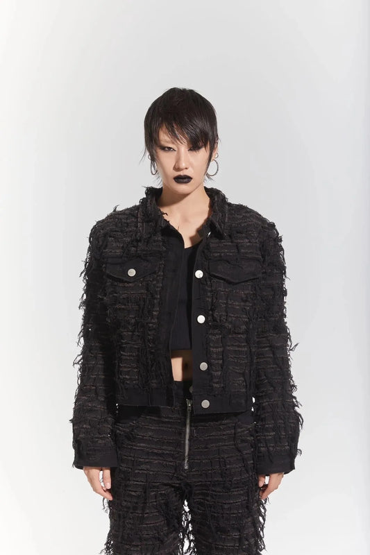 【ERIC CRÉER】”CHP-1 003” CROPPED DENIM JACKET