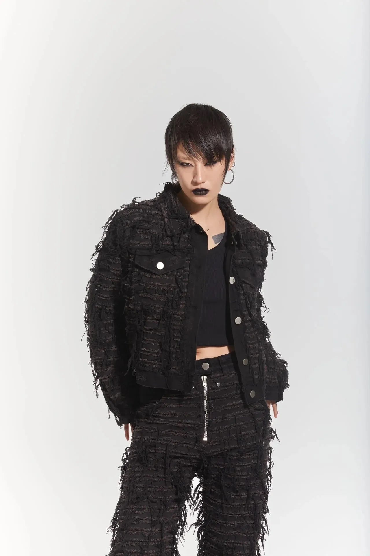 【ERIC CRÉER】”CHP-1 003” CROPPED DENIM JACKET