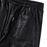 【AJOBYAJO】VEGAN LEATHER ONE TUCK PANTS