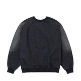 【AJOBYAJO】 Paneled Denim Sweatshirt