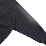 【AJOBYAJO】 Paneled Denim Sweatshirt