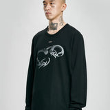 【AJOBYAJO】Tribal AJO Handcuffs Long Sleeves T-Shirt (BLACK)