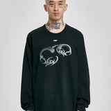 【AJOBYAJO】Tribal AJO Handcuffs Long Sleeves T-Shirt (BLACK)