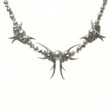 "Black Painting II" Dark Cross Pearl Choker