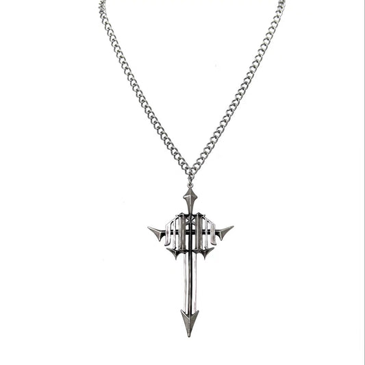 【IIIMIII】Remnant Net I Cross Holy Sword Necklace