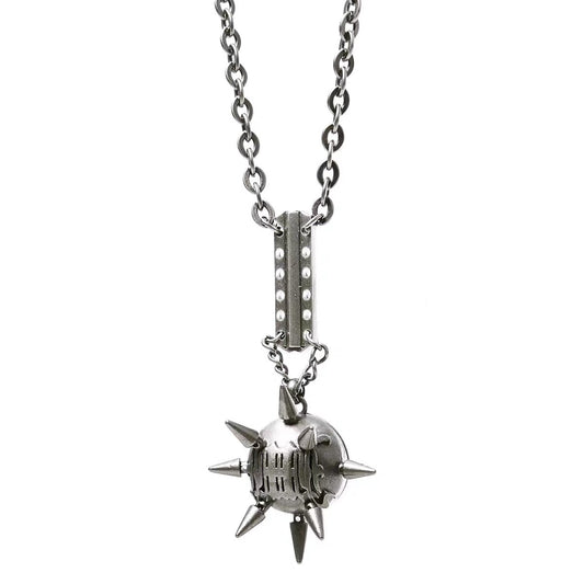 【IIIMIII】Remnant Net I Punk Meteor Hammer Necklace