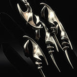 "Black Painting II" Alien Acid Spike Ring