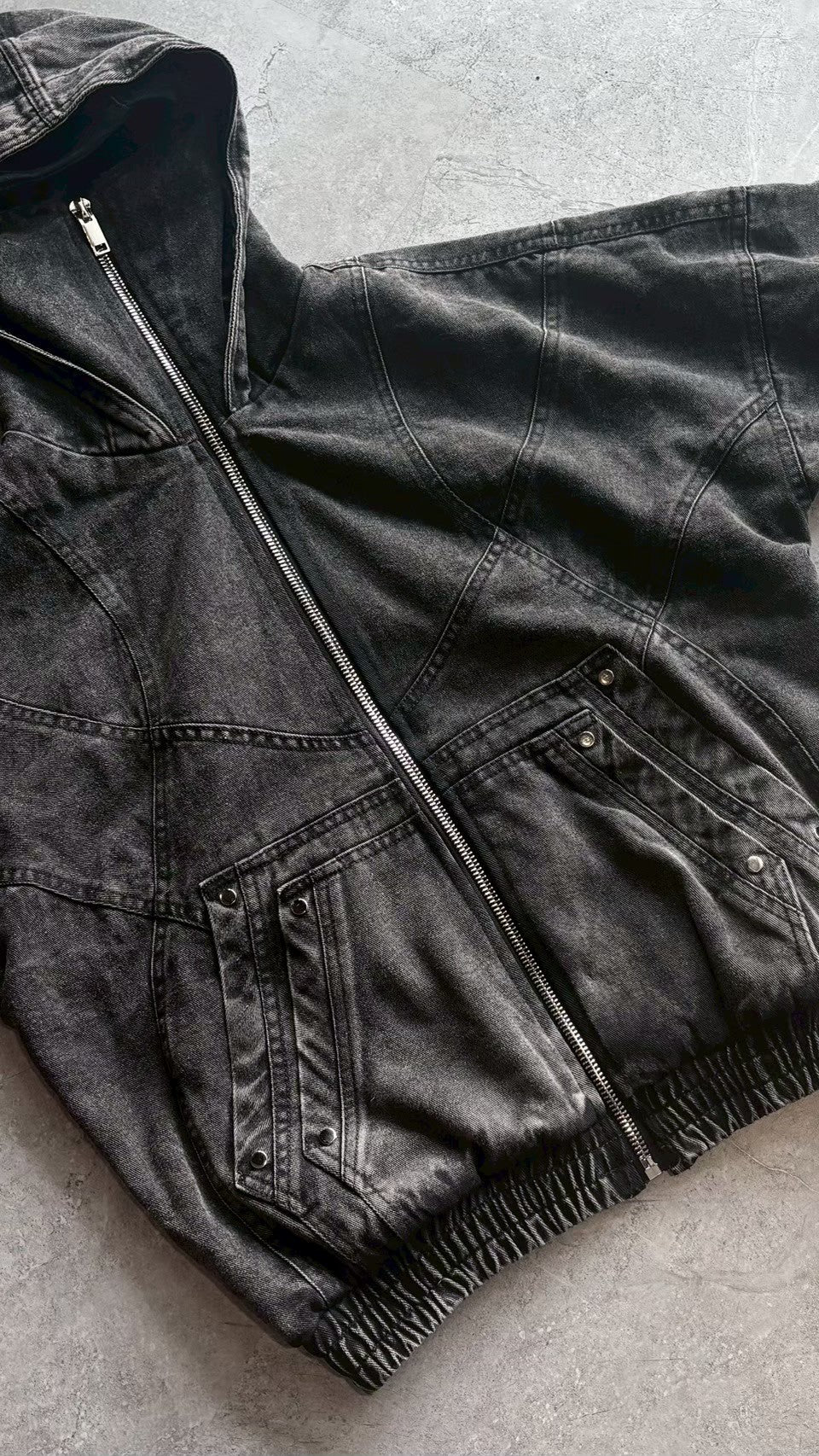 【RICH】Hoodie Ninja Denim Wash