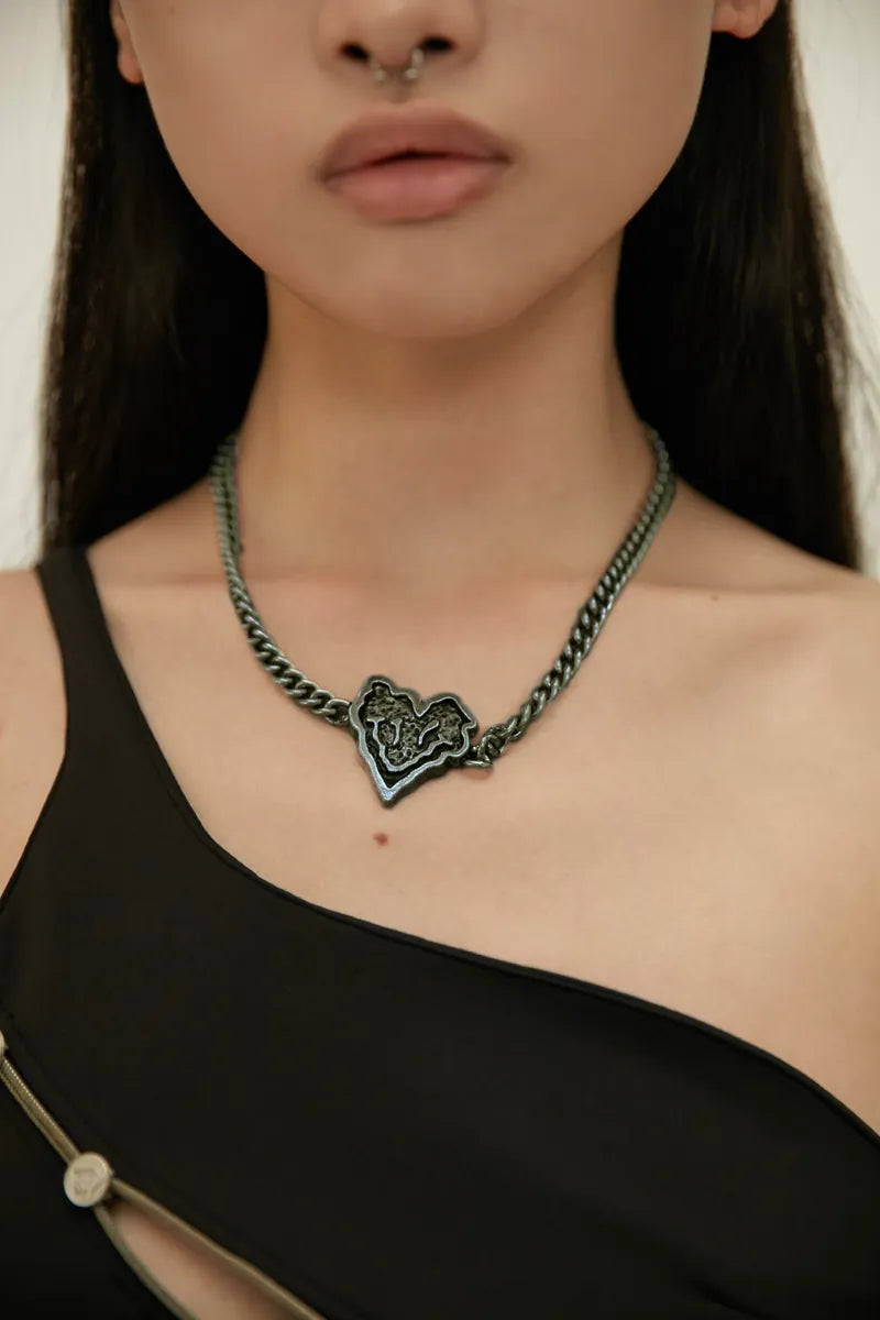 【JENN LEE】Classic flowing heart thick chain