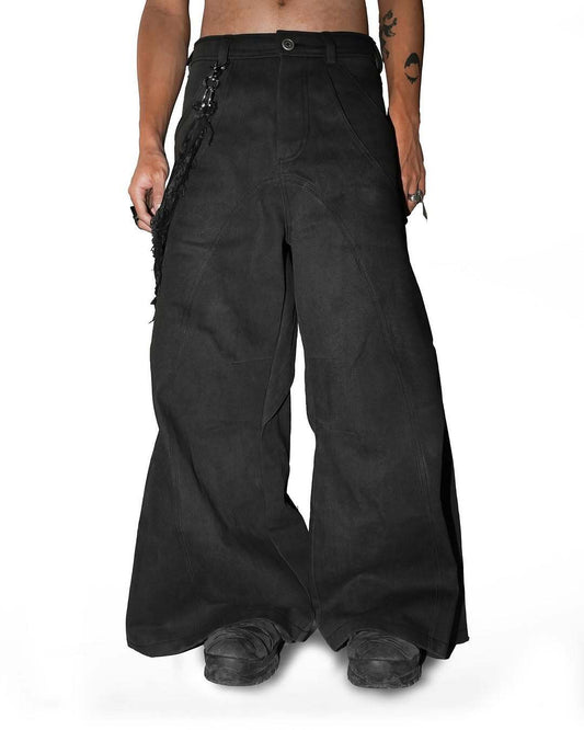 【HARDBOILED】"Fundamental" Waxed Denim Pants 