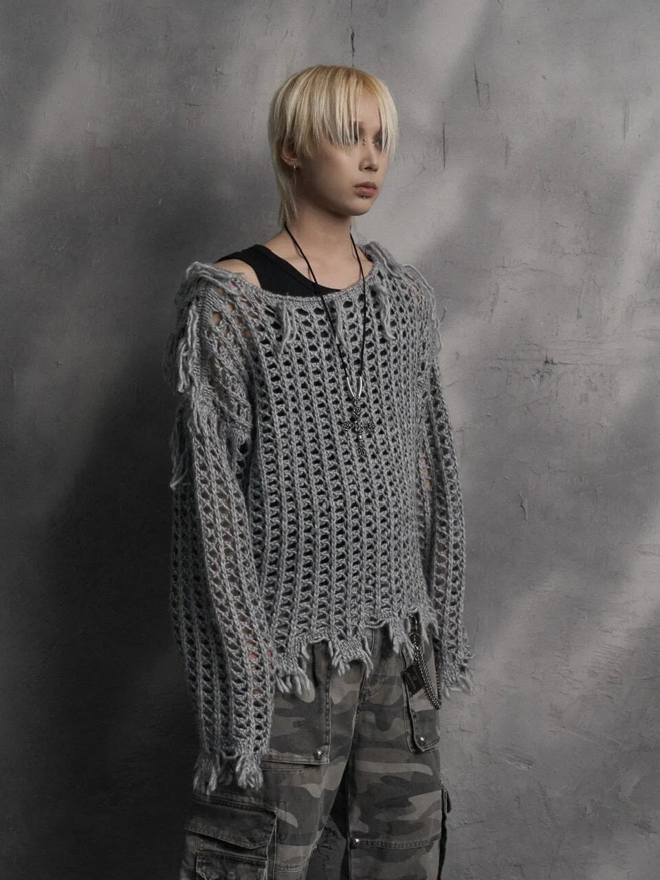 【ROSEN KREUZ】CROCHET LOOSE KNIT 