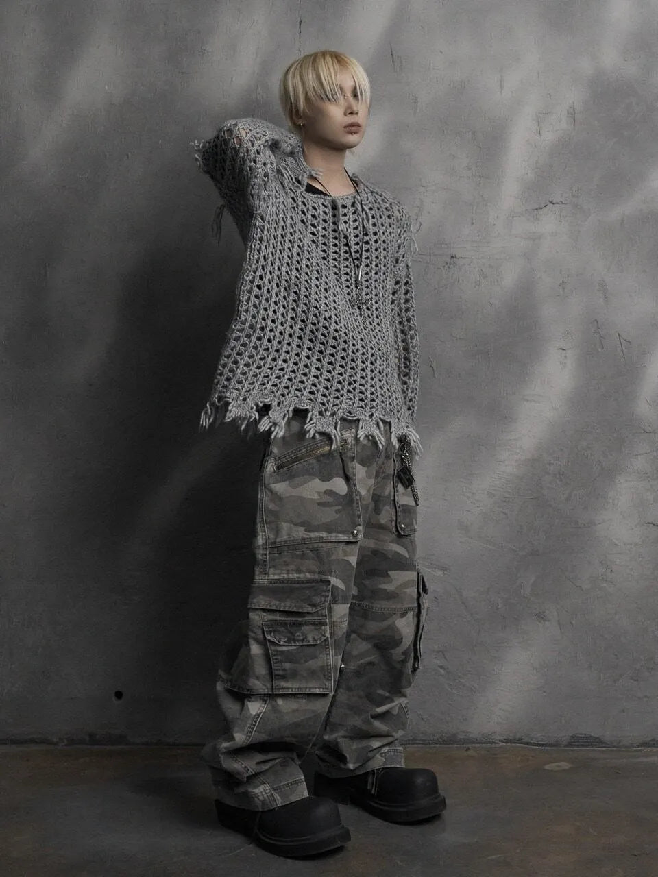 【ROSEN KREUZ】CROCHET LOOSE KNIT 