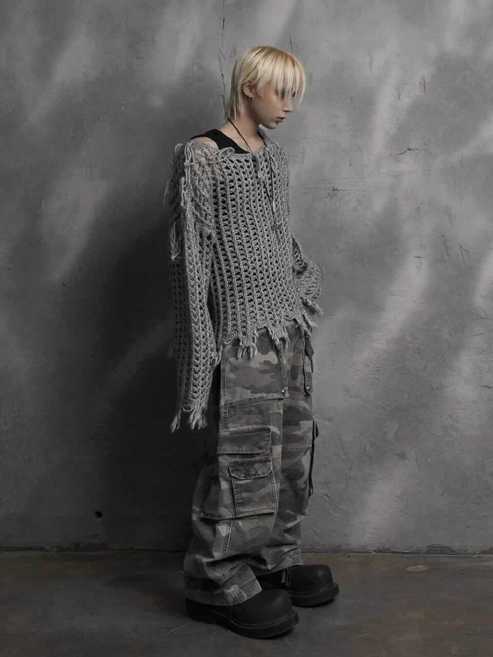 【ROSEN KREUZ】CROCHET LOOSE KNIT 