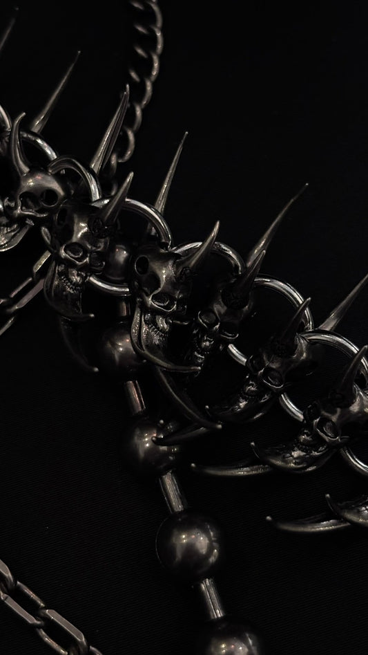 【IIIMIII】Special Shaped Stitching CHOKER