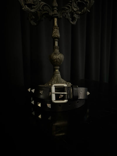 Dark Pyramid Buckle Belt